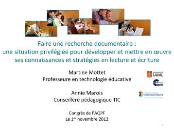 Faire une recherche documentaire