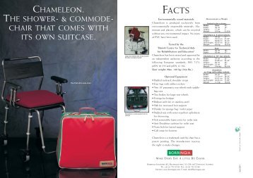 Borringia Chameleon Brochure - The Mobility Aids Centre