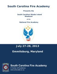 National Fire Academy July 27-28, 2013 Emmitsburg, Maryland ...