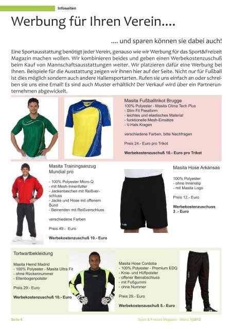 Sport&Freizeit; Magazin November 2012