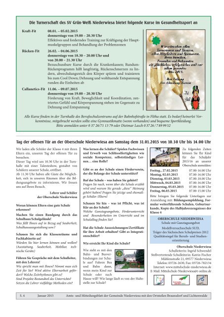 Amts- und Mitteilungsblatt Januar 2015