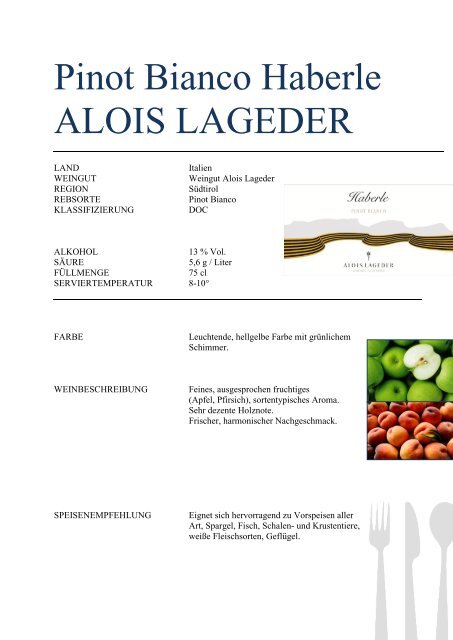 Weingut Alois Lageder - winogrono.de