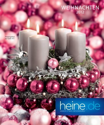 Heine Weihnachtskatalog 2012