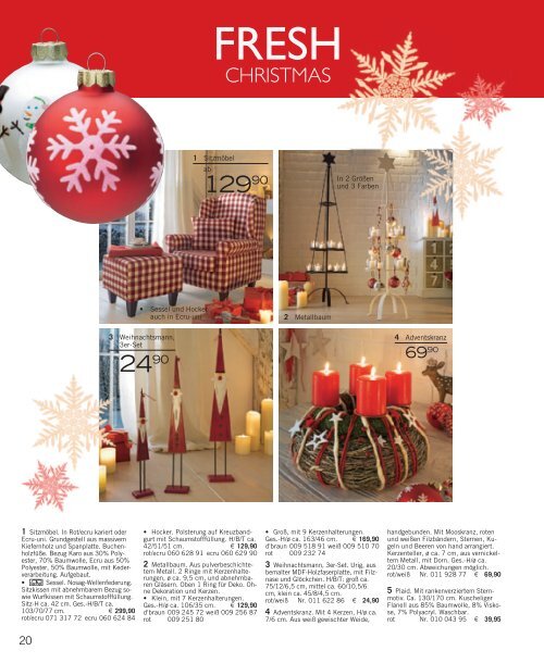 Heine Weihnachtskatalog 2012