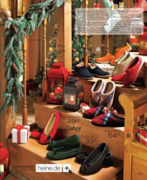 Heine Weihnachtskatalog 2012