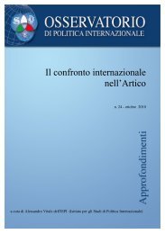 N. 24 Il confronto internazionale nell'Artico - Parlamento Italiano