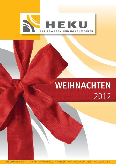 HEKU Weihnachtskatalog 2012