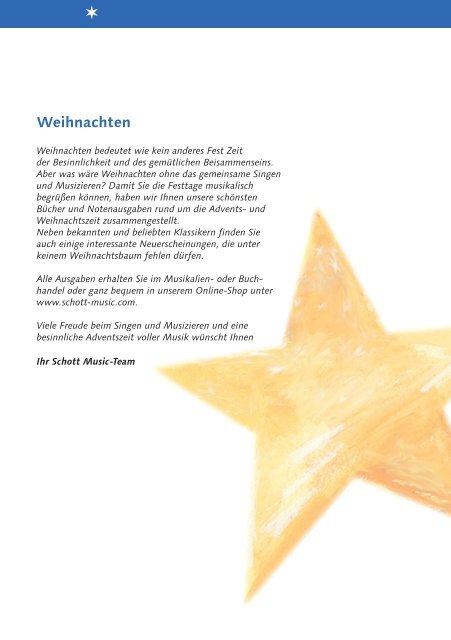 Schott Weihnachtskatalog 