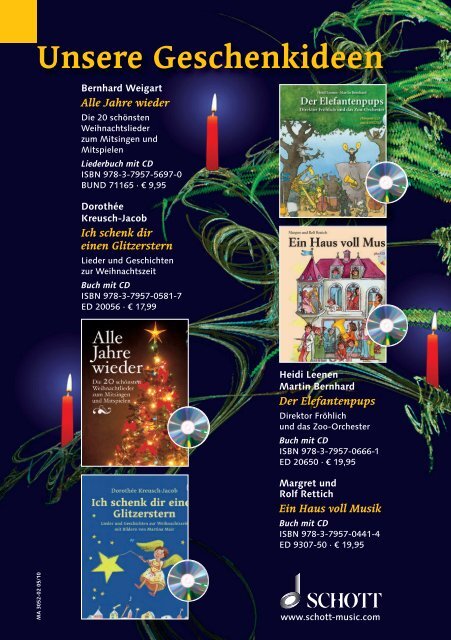 Schott Weihnachtskatalog 