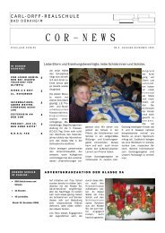 COR- NEWS Nr.9 Dez 08.pdf - Carl-Orff-Realschule