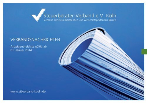 Verbandsnachrichten - Steuerberater-Verband eV Köln