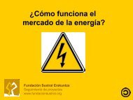 ¿Cómo funciona el mercado de la energía?