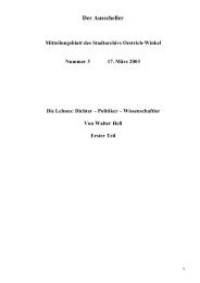 Der Ausscheller - Oestrich-Winkel im Rheingau