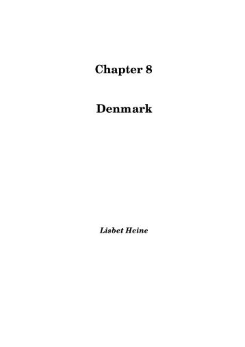 Chapter 8 Denmark - CEP, the European Organisation for Probation