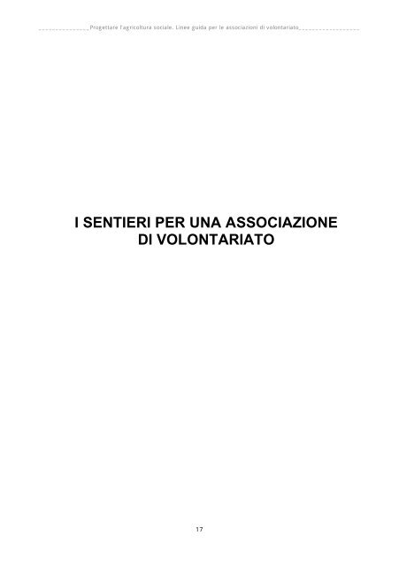 Linee guida 'Progettare l'agricoltura sociale' [Pdf - 930 KB] - Cesvot