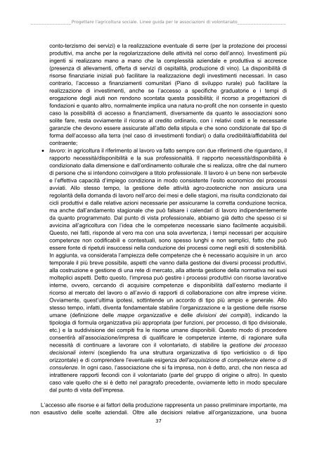 Linee guida 'Progettare l'agricoltura sociale' [Pdf - 930 KB] - Cesvot