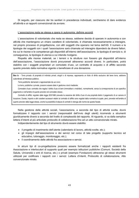 Linee guida 'Progettare l'agricoltura sociale' [Pdf - 930 KB] - Cesvot