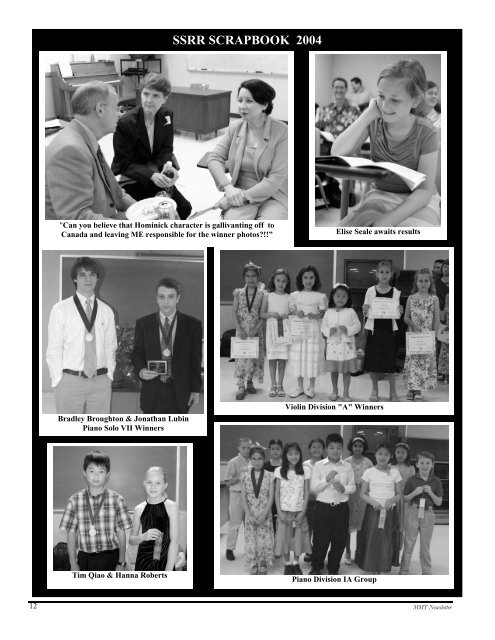 MMTA Summer 2004 Newsletter - Mississippi Music Teachers ...