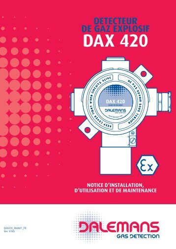 DÃƒÂ©tecteur DAX 420 - Dalemans Gas Detection