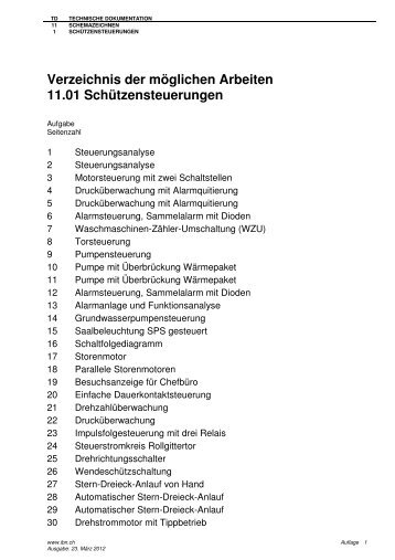 11.01 Schützensteuerungen - ibn.ch