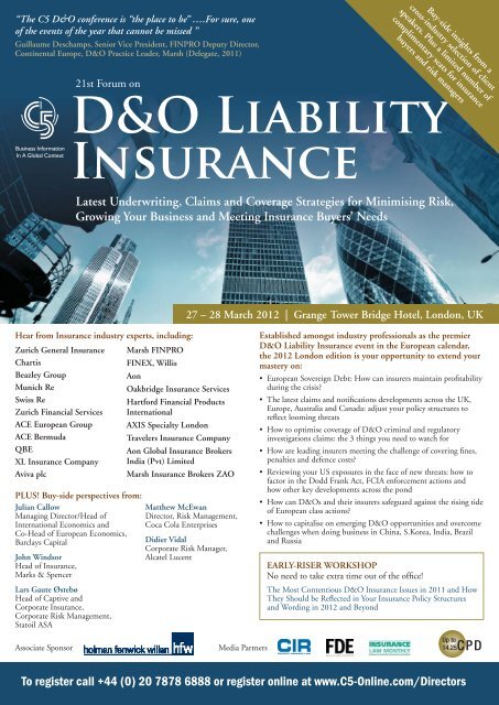 D&O Liability Insurance - C5