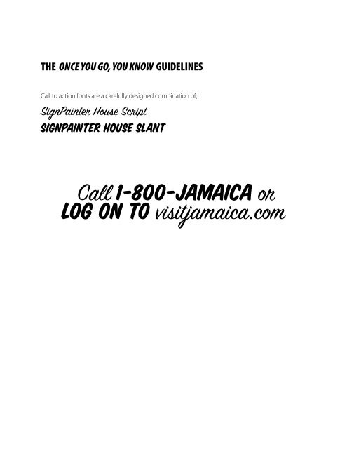 Brand Guidelines - Jamaica Tourist Board