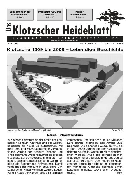 Heideblatt Nr.46 - Klotzscher Heideblatt