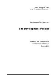 Site Development Policies