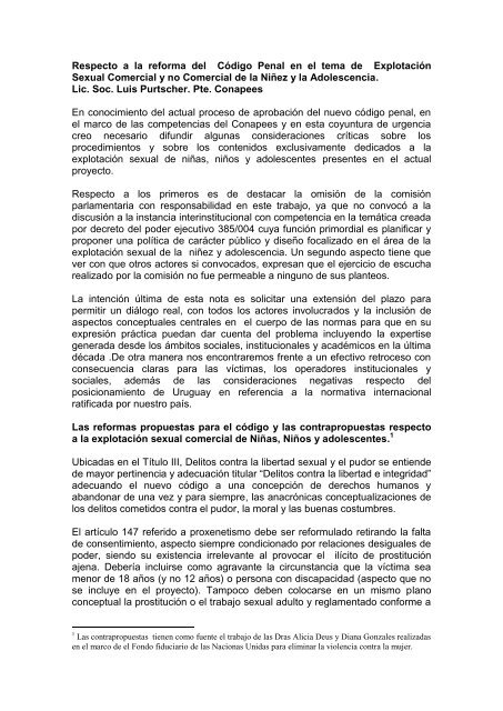 CONAPEES emite comunicado urgente sobre la reforma del Código Penal a votarse este lunes 29/12