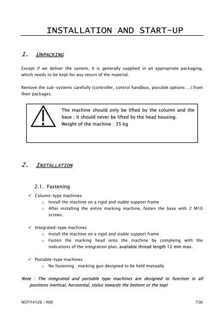 i141 USER MANUAL - SIC-Venim s.r.o.