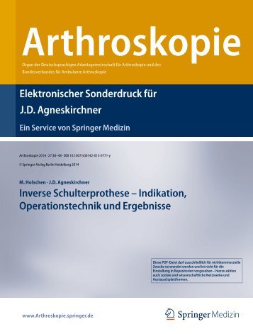 Inverse Schulter TEP Arthroskopie JA und MH.pdf - sportsclinic ...