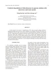 Catalytic degradation of chlorobenzene in aqueous solution ... - SER