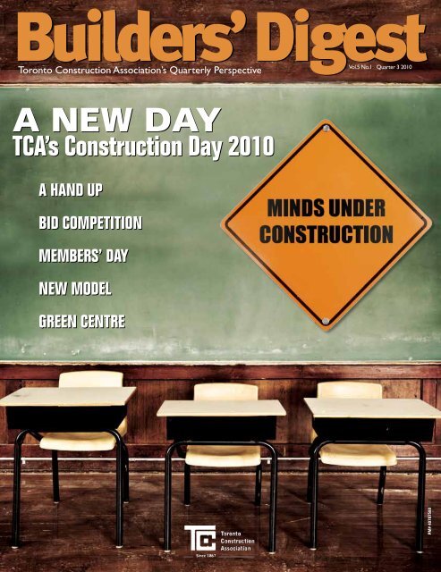 A NEW DAY A NEW DAY - Toronto Construction Association