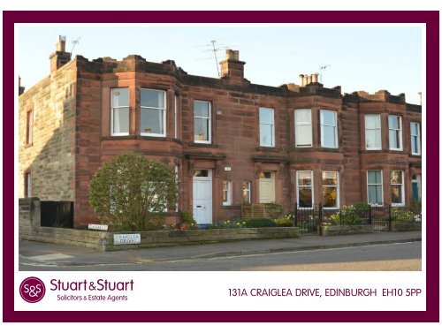 131A CRAIGLEA DRIVE, EDINBURGH EH10 5PP - Stuart & Stuart