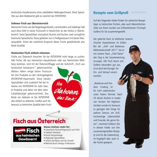 und andere Fischspezialitäten - INTERSPAR