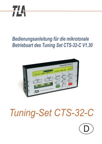 bedienungsanleitung fÃ¼r mikrotonale ba. - tuning-set.de