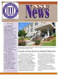 NSU NEWS JULY 2013 - Northwestern State University