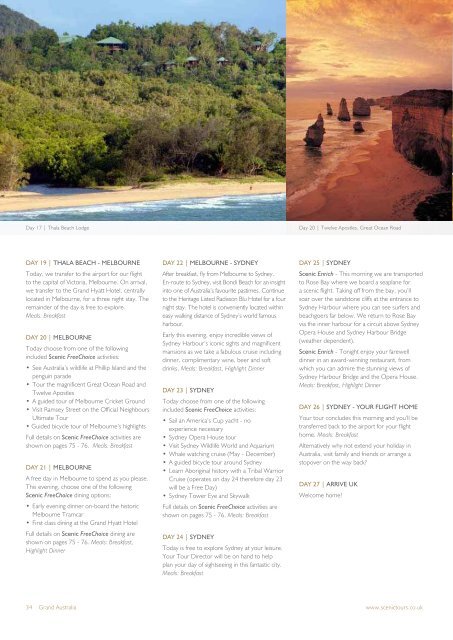 AustrAliA & New ZeAlANd - Scenic Tours