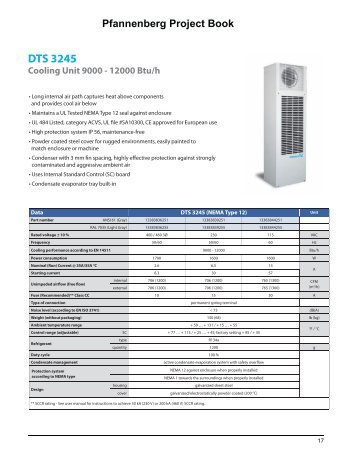 DTS 3245 - Pfannenberg