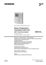 3058 Room Temperature Controllers with LCD RDF210â¦