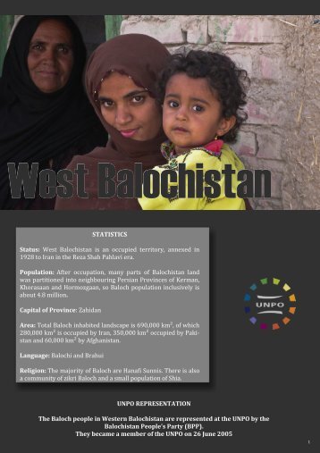 westbalochistanprofilepublisherJune 2010.pub - UNPO