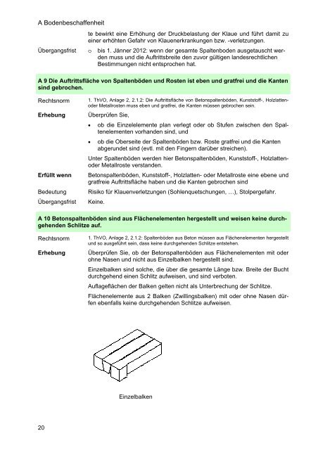 Selbstevaluierung Tier