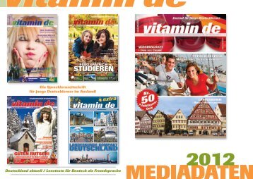 Mediadaten zum Herunterladen! - Deutsch lernen mit vitamin de