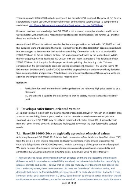 download in PDF format - ISO 26000, an estimation