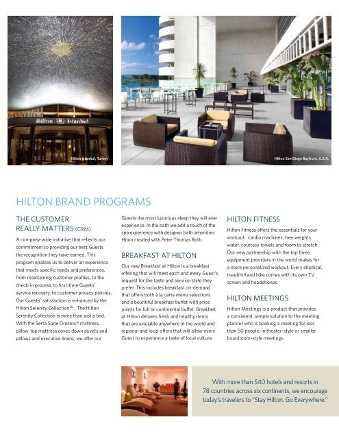 BECOMING A HILTON HOTEL - Hilton Worldwide Brands