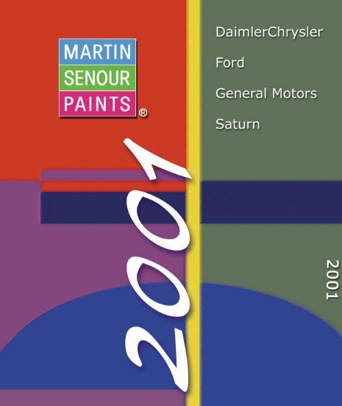 2001 North American Color Manual - Martin Senour