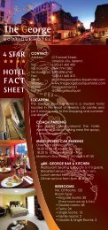 4 STAR HOTEL SHEET - George Boutique Hotel Limerick