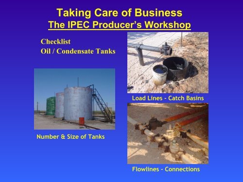 "Taking Care of Business" - The IPEC Producer's Workshop