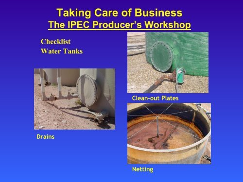 "Taking Care of Business" - The IPEC Producer's Workshop