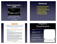 Negative Dysphotopsia